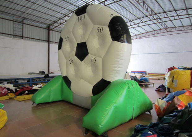 High Durability Inflatable Football Games waterproof PVC inflatable football shooting games