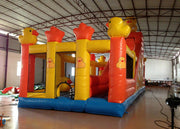 Inflatable Duck Kids Bouncy Castle ,  High Slide Castle Bounce House 12 X 5m