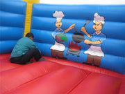 3 * 3m Inflatable Jumping Castle , Inflatable Water Bounce House Abrasion Resistance