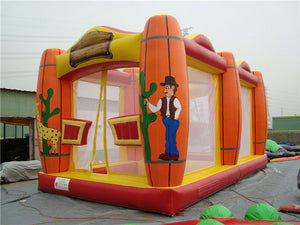 Glof Games Sports Themed Bounce House , Sturdy Indoor Inflatable Bouncers