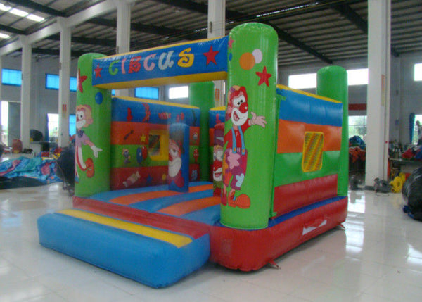 Amusement Park Inflatable Jump House , Small Indoor Bounce House 3.5 X 4 X 2.5m