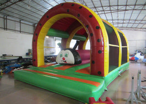 Inflatable Fort For Children&#039;S Play , Fun City / Toddler Bouncy Castle 6 X 4m