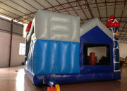 5 in 1 inflatable combo classic inflatable European bouncy castle inflatable jumping castle house with slide inside sale