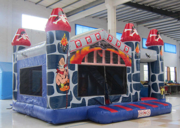 Classic inflatable bouncy castle PVC printing inflatable castle house hot sale inflatable bouncer castle with slide