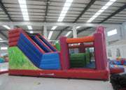 Clown Theme Water Bouncy Castle 7 X 5x 3.8m , Outdoor Amusement Adult Slip And Slide