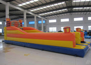 Adult Inflatable Sports Games 2 Lane Bungee Run Inflatable Bungee Jump 10 X 3 X 3.5m