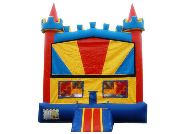 Outdoor Games Colorful Inflatable Bounce House 0.55mm PVC Material Waterproof