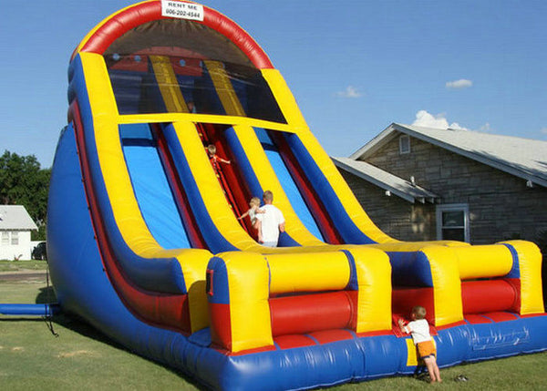 Rental Huge Inflatable Water Slide For Outdoor Activities, Customized Big Blow Up Water Slides
