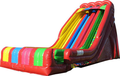 Funny Outdoor Water Slides , Colorful Blow Up Pool Slides For Inground Pools