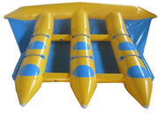 Funny Sea Beach Inflatable Flying Fish , Outdoor Entertainment Inflatable Banana Boat