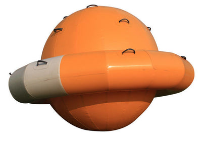 Custom Fun Inflatable Water Toys Floating Spinner Pool Rocker 0.9mm Plato PVC