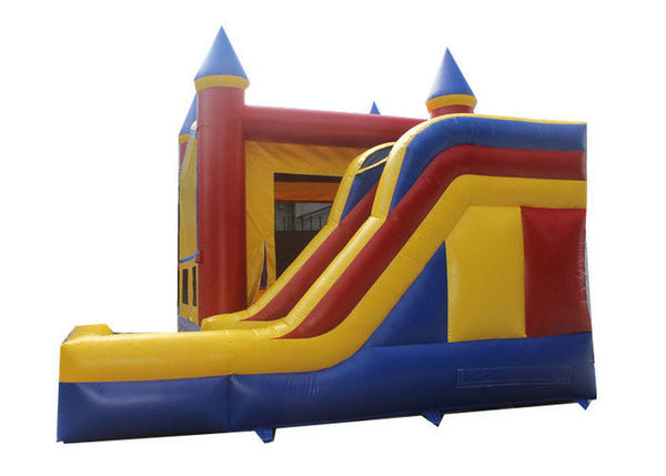 Customized Children Inflatable Bouncer Combo Jump House With Slide Safe Nontoxic