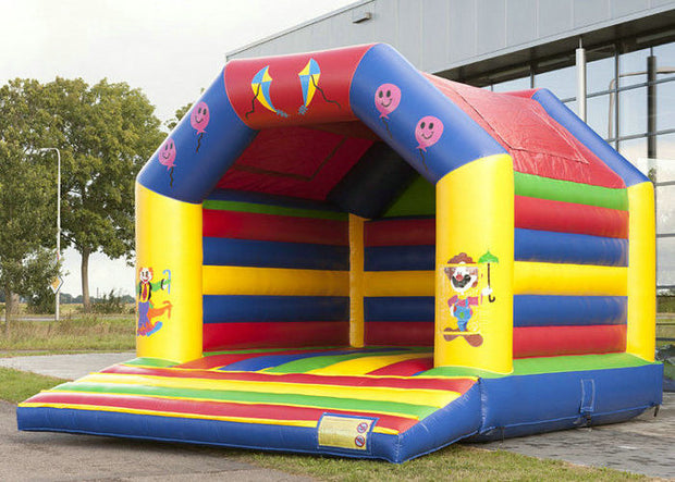 Circus Indoor Inflatable Bounce House Jumper High Durability Plato PVC Material