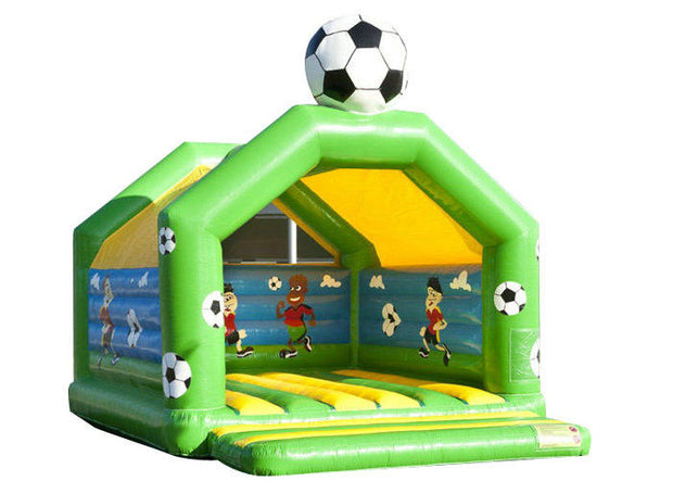Football Inflatable Toddler Jump House , Sports Games Inside Bounce House