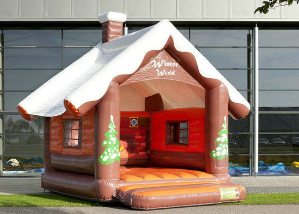 Christmas Inflatable Bouncy Castle , Outdoor Games Blow Up Jump House 5.2 * 4 * 4.5m