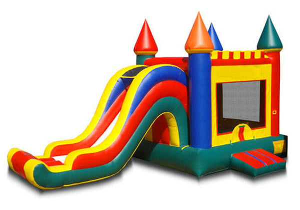 Arch Inflatable Bounce House Ball Pit Combo , Outdoor Games Wet Dry Bounce House