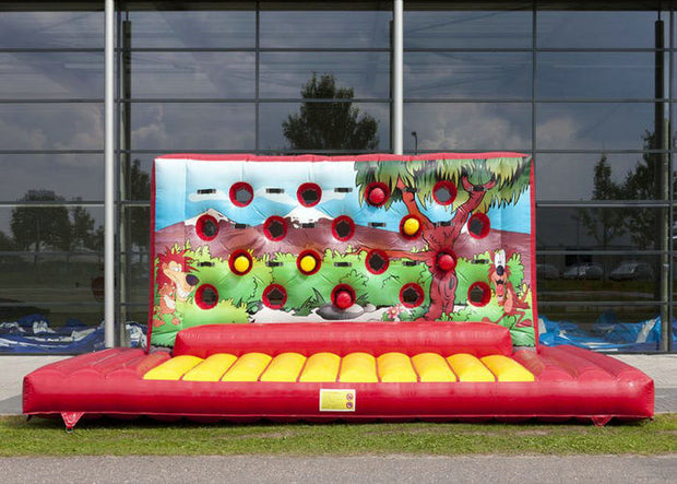 Outdoor Inflatable Sports Games Boxing Wall 4.1 X 6.4 X 2.8 M 0.55mm Plato PVC Tarpaulins