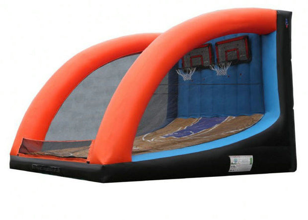Amusement Park Inflatable Sports Games Basketball Shootout PVC Material Waterproof