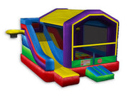 Royal Inflatable Basketball Bounce House , Sports Games Castle Bounce House With Slide