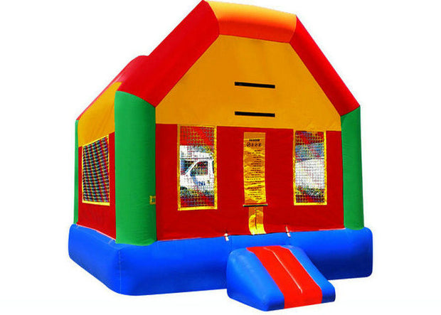 Rainbow Outdoor Playground Inflatable Bounce House  With 6 years Warranty