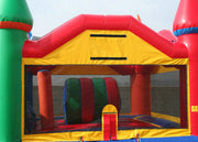 Party City Inflatable Bouncer Combo , Inflatable Bounce House Dual Castle