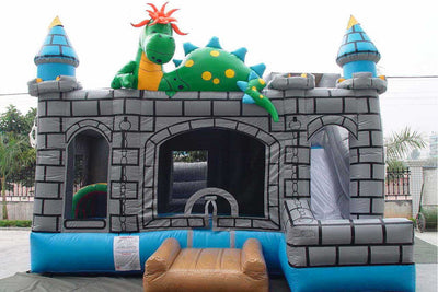Colorful Inflatable Bouncer Combo With Slide For Garden Commercial Events