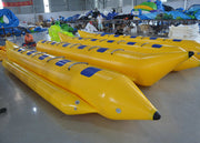 Customized Triple Welding Inflatable Water Toys / Blow Up Double Banana Boat