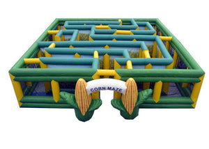 Large Blow Up Maze 30&#039; X 30&#039; Comes With Inflation Blower Digital Printing
