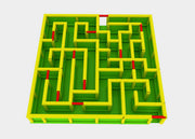 PVC Tarpaulins Inflatable Sports Games Labyrinth Maze Kids Playground