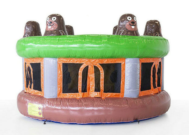 0.55mm PVC Inflatable Sports Games / Whack A Mole Game With Hammer For Kids