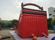 Silk Printing Large Pirate Inflatable Slip Slide For Backyard Activities