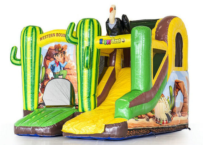 Water - Proof Plato PVC Kids Bounce House / Inflatable Bouncy Castle