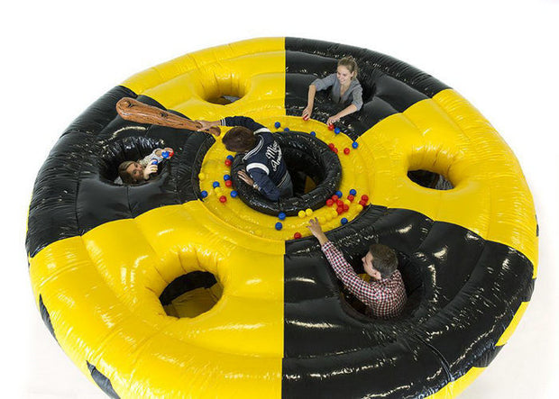 Human Whack A Mole Inflatable Sports Games With Hammer 3 Years Warranty