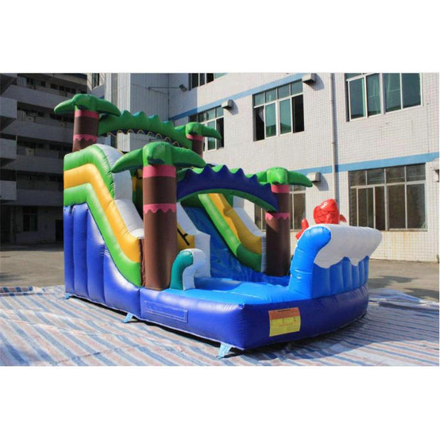 2020 new design cheap used inflatable colorful water slide for sale kids and adults