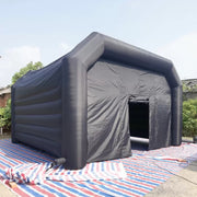 Square Black Inflatable Nightclub Tent Giant Poratable Vip Party Cube Night Club Bar