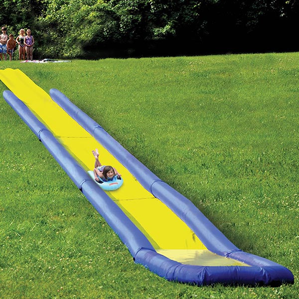 Inflatable World's Longest Backyard Water Slide