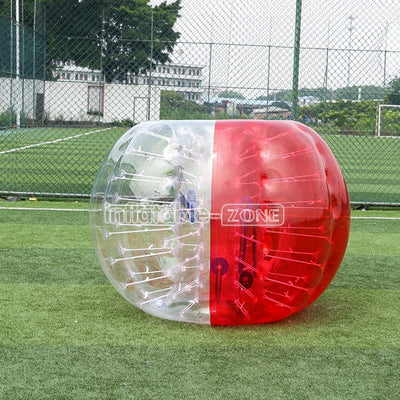 Hot Half Red Full Body Zorb Ball Game, 1.5M Inflatable Zorb